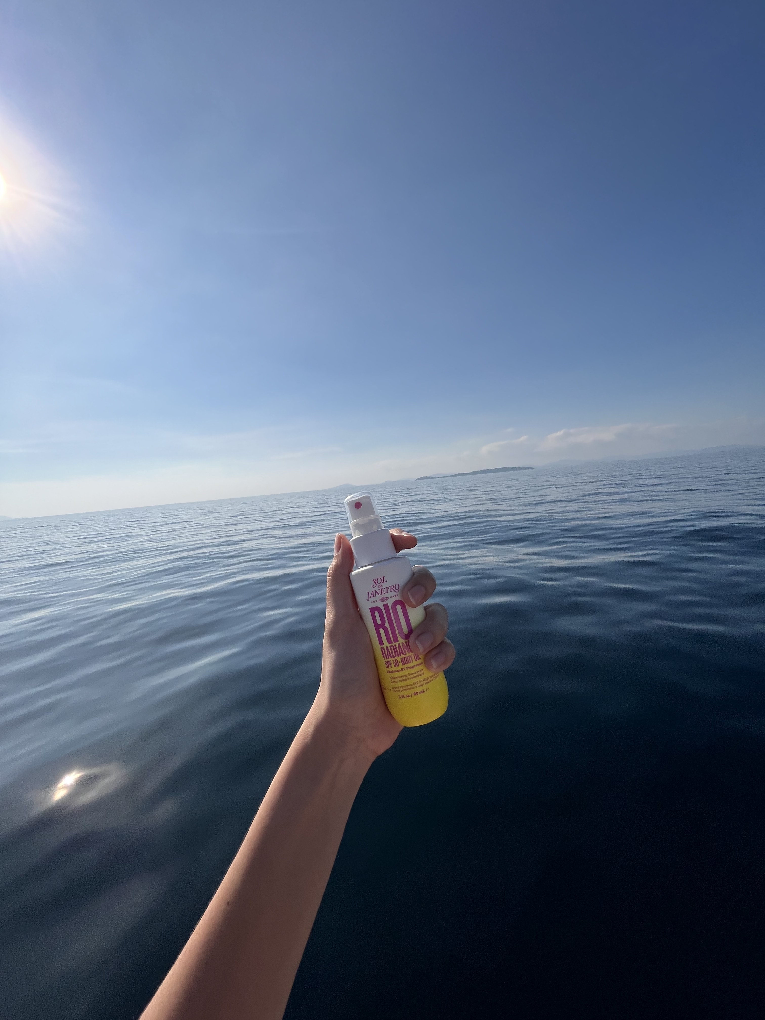 Beauty product ocean