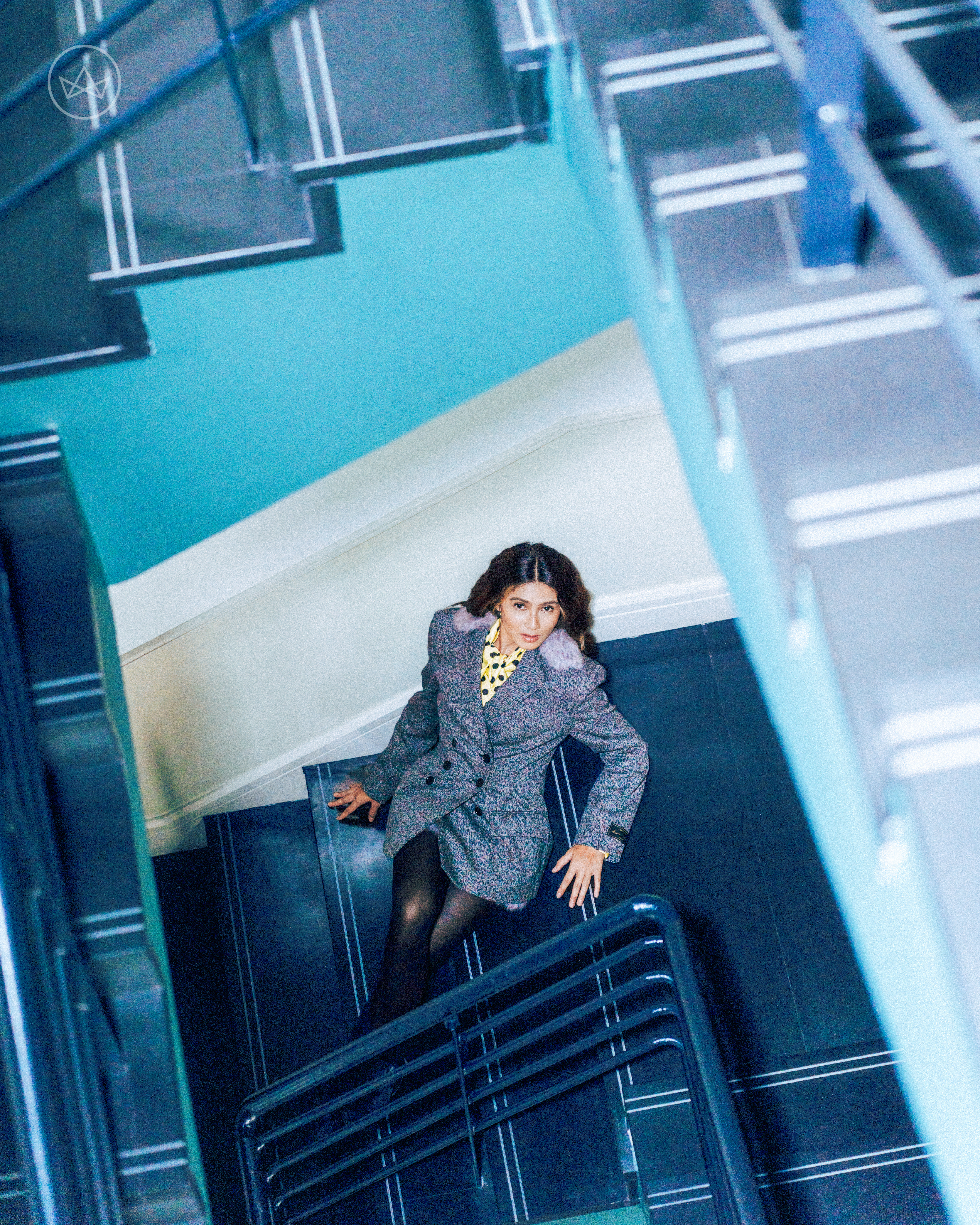 Fashion editorial staircase