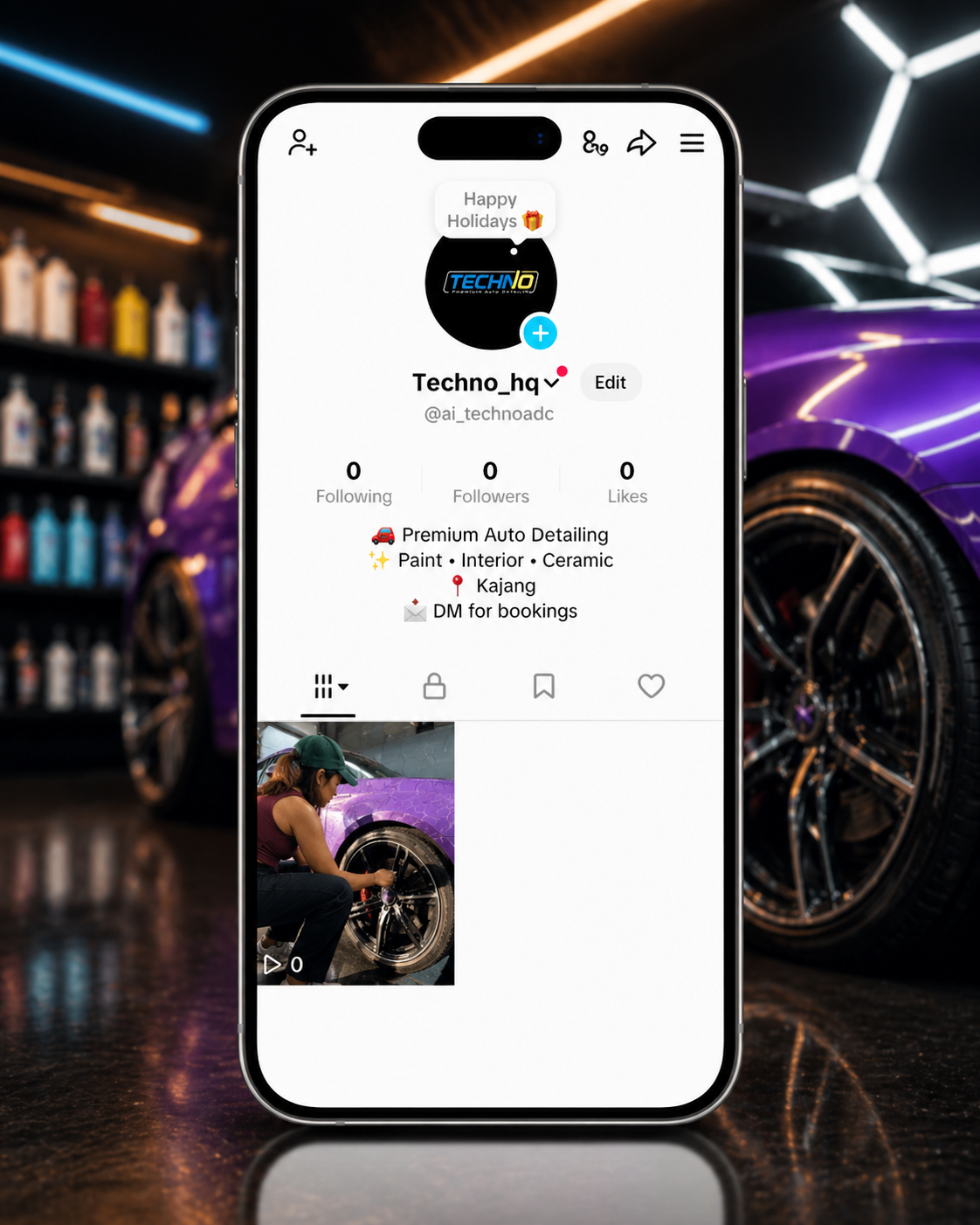 Techno HQ TikTok — 0 followers